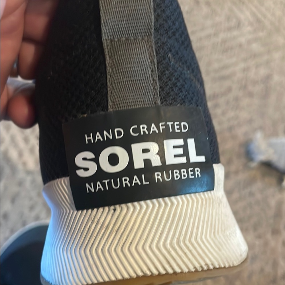 Sorel Black and White Women's Sneakers